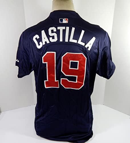 2002 Atlanta Braves Vinny Castilla 19 Igra Polovni mornarski dres Battingpractice 7 - Igra Polovni MLB dresovi