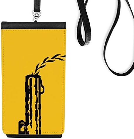 Mirovni maslinijski ogranak Antiratni telefon novčanik torbica Viseća mobilna torbica Crni džep