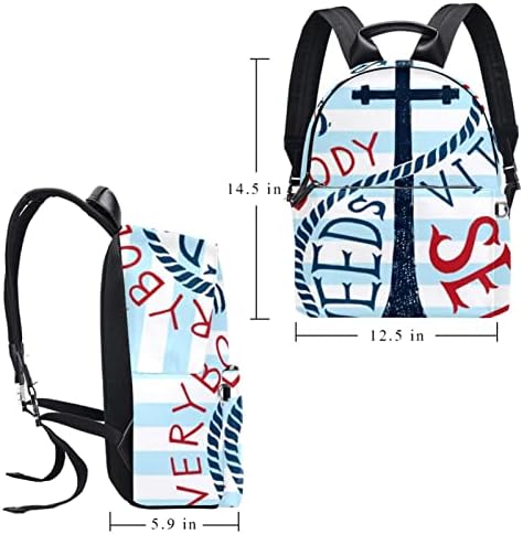 VBFOFBV lagani casual backpack za laptop za muškarce i žene, životinjski jazavčar