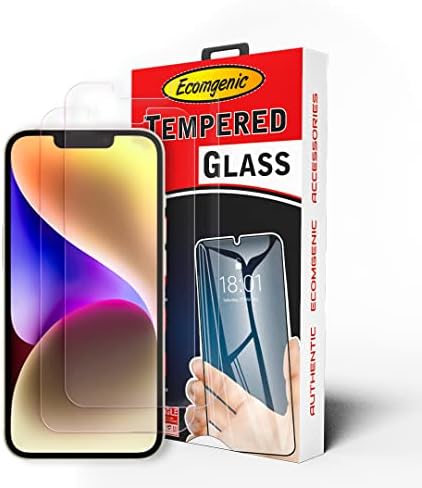 Ecomgenic mattescreen protector za iPhone 14 Plus / Apple iphone 13 pro max 6.7 inch kaljeno staklo - 9h tvrdoća, otpornost na ogrebotine, Case friendly, staklo za igre