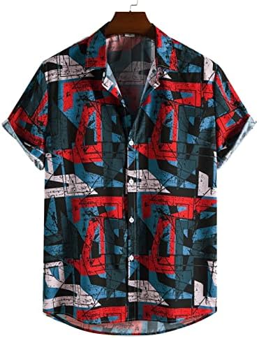 Xxbr muške majice kratkih rukava, letnja modna grafička tiskana opuštena-fit casual beach havajska majica 2022. ljetni novi atletski