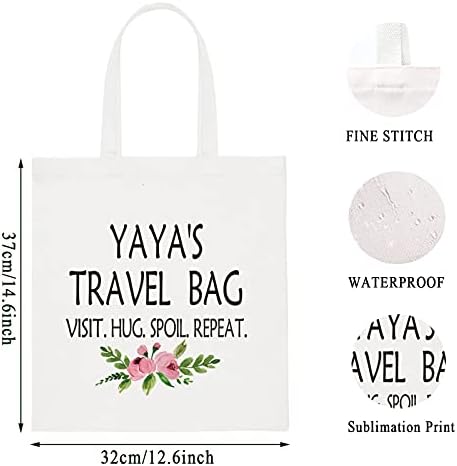 WCGXKO Yaya poklon baka majčin dan poklon rođendan poklon putovanja poklon kozmetika torba toaletna torba za Yaya ...