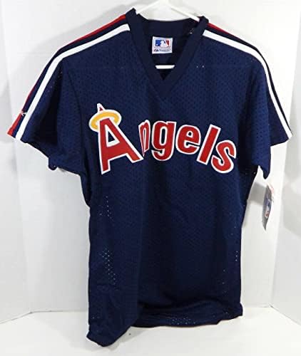 1983-90 California Angels Blank Igra izdana Blue dres Batting Perse M 738 - Igra Polovni MLB dresovi