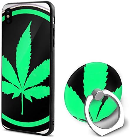 Kapetan Viking Custom Telefon sa postoljem Marihuana Leaf Crtani prsten za prsten za mobitel tanki PC tvrdi lagani zaštitni poklopac