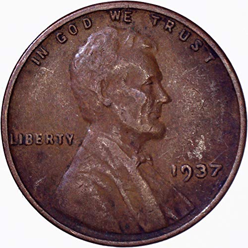 1937. Lincoln pšenični cent 1c Veoma dobro