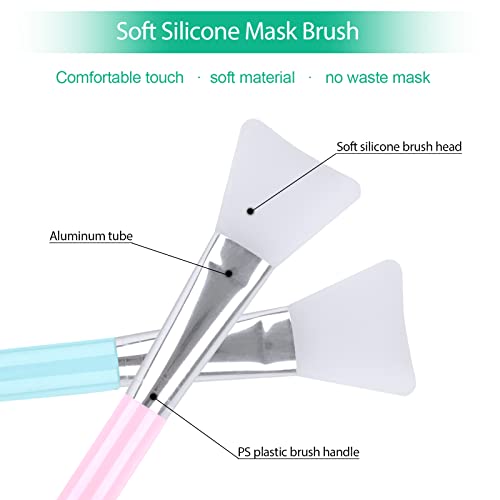 Set posuda za miješanje maske za lice, komplet alata za miješanje maske za lice sa plastičnom posudom za masku silikonske četke za
