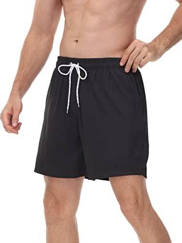 Seisocho muške kupaće gaćice sa Kompresijskom oblogom kupaći kostimi kupaćih kostima džepovi sa patentnim zatvaračem
