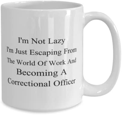 Policajac iz zatvora, nisam lijen. Samo bježim iz svijeta rada i postajem popravni službenik, novost jedinstvene ideje za poklone