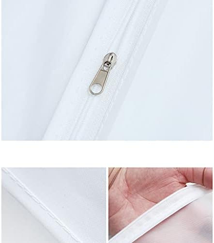 W-LOVE 12kom viseće torbe za odjeću lagana prozirna presvlaka za odjeću, viseća torba za odijelo s punim patentnim zatvaračem za čuvanje