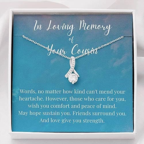 Nakit za poruke, ručno izrađena ogrlica - personalizirani poklon petit traka, gubitak poklona rođaka, poklon za tuge, simpatija poklon,