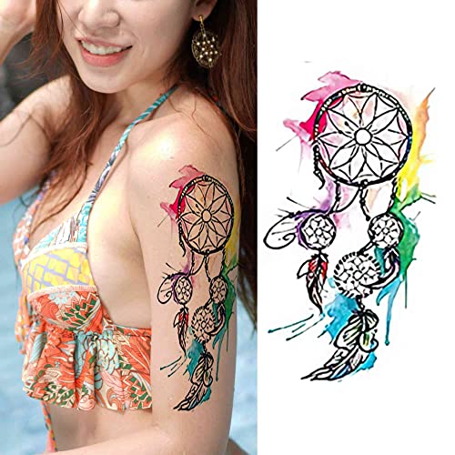 Quichic 180+ komada akvarelne životinje privremene tetovaže cvijet estetske tetovaže za žene djecu životinje tetovaža rukava uključuje