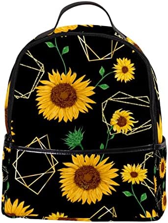 VBFOFBV ruksak za laptop, elegantan putni ruksak casual paketa na ramenu za muškarce, žene, suncokret geometrijski uzorak umjetnost