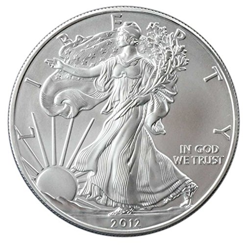 2012-1 uncu Američki srebrni orao niska ravna cijena Shipping .999 Fini srebrni dolar Necrnuo je američki metvica