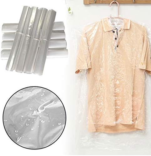 Cabilock 30kom kese za čišćenje viseća presvlaka za haljine navlake odijelo ormar Clo Wateproof Protector plastični kaputi za torbu