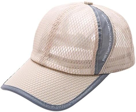 Prozračni muški šeširi sportske mrežaste bejzbol kape ljetna Ženska kapa vintage vanjski šeširi kamionski šešir Bejzbol crni šeširi