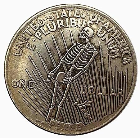 Challenge Coin 1929 lubanje vitez antikne bakra i srebrna medalja za kućnu sobu kolekcija kovanica ureda kovanica
