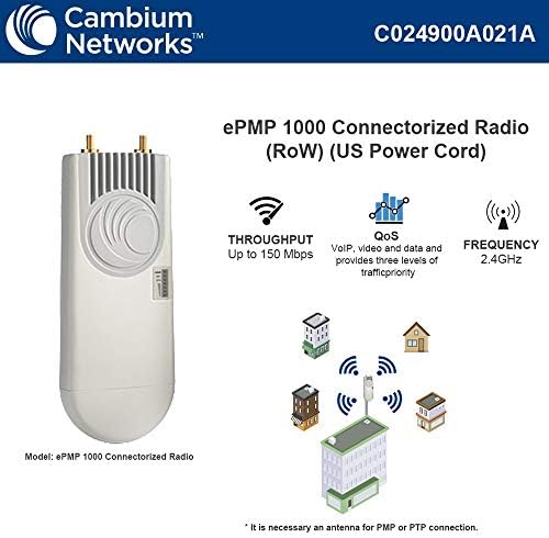 Kambijske mreže - C024900A021A - EPMP 1000, 2,4 GHz konektorski radio