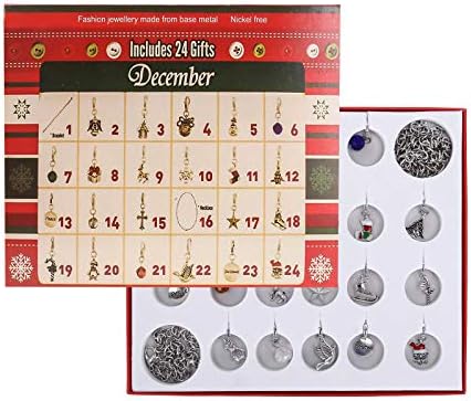 Božić odbrojavanje Advent Calendar 2020 sa modnim DIY narukvica ogrlica PN9