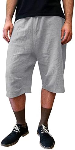 Harem pantalone za muškarce, muške kratke hlače ispod koljena džepna ljetna vučna crtača Capri pant vježbanje trčanja teretane