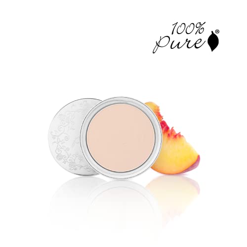 Pure Powder Foundation mat Finish Face Makeup-prešani Porelesni korektor koji apsorbira ulje - veganska voćna pigmentirana kremasta