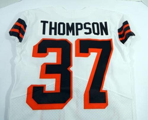 2021 Cleveland Browns TEdric Thompson 37 Igra izdana Bijeli dres 1946 P 75 4 - Neintred NFL igra rabljeni dresovi