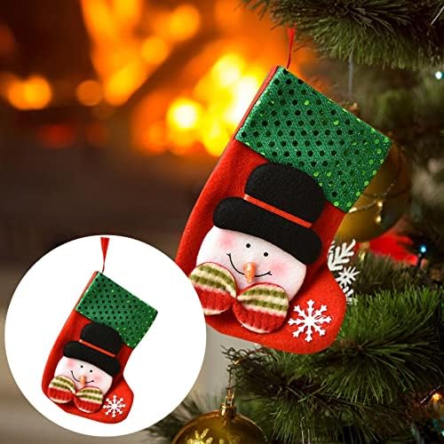 Viseći na božićno stablo Božićni ukrasi Kreativna raznolikost božićnih čarapa Božićne čarape Božićno drvce Viseće poklon torbe atmosfera