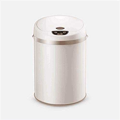 N / A Smart Inductuct Can kantu za smeće u obliku bubnja može se držati od nehrđajućeg čelika kućanstvo za smeće za dnevnu sobu Kuhinja