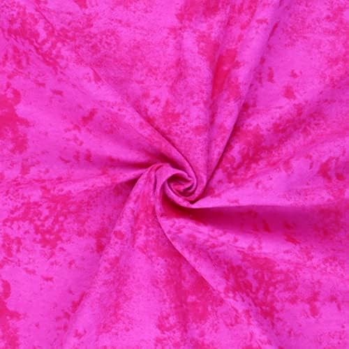 Mook Fabrics flanel Snuggy PRT Mramor, Hot Pink, 15 Yard Bolt