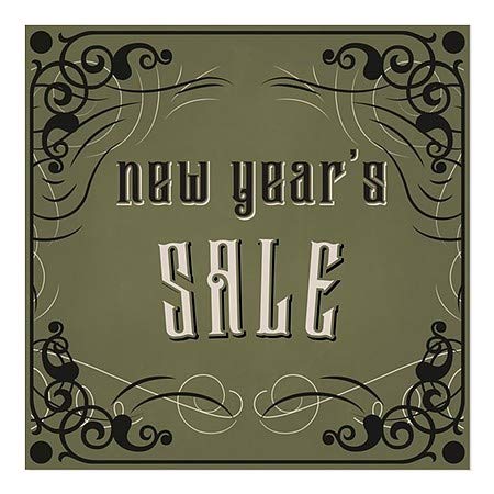 CGsignLab | Novogodišnja prodaja -Victorian gotic prozor Cling | 12 x12