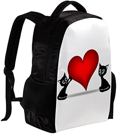 VBFOFBV ruksak za ženske pantalonske bakpa za laptop Travel Casual torba, Retro Drvena ljubav Valentinovo