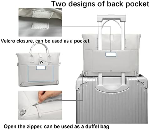 WXNow kabriolet ruksak talog, torba za jahač za laptop modne torbe za nastavnike Radne torbe Lagana torba na rame odgovara 15.6 laptop,