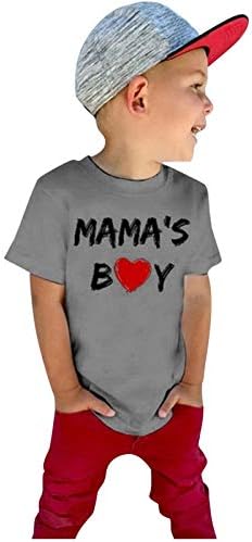 Moj 1. majčin dan Boy Tee Pismom tiskani bluze scoop vrat majica kratki rukav dječja ljetna odjeća