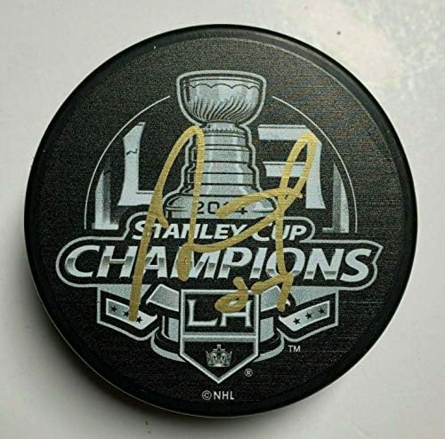 Alec Martinez potpisao 2014 Stanley Cup šampioni Hockey Puck *Kings PSA 6A44267-potpisani NHL Pakovi