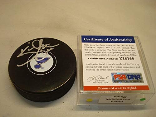 Kevin Shattenkirk potpisao St. Louis Blues Hockey pak sa autogramom PSA / DNK COA 1B-potpisanim NHL pakovima