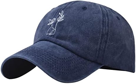 Vintage Trucker Hat za muškarce Žene vezene solidne boje Baseball Sun Hat nevolje podesiv šešir viziranja planinarenja