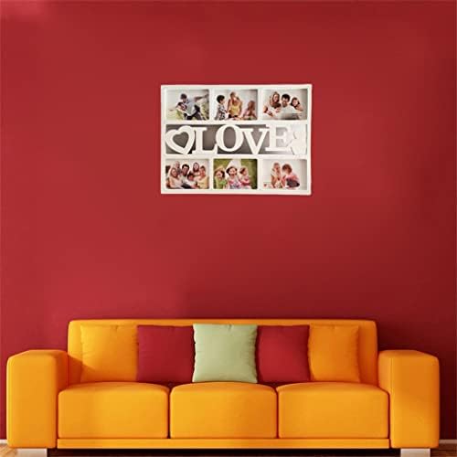 Llly Collage Frame Frame Okviri okvira za slike Zidni ljubavni okvir za fotografije prikazuje šest 6 inčnih slika