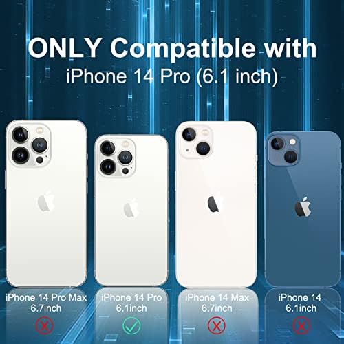 Xiwxi kompatibilan sa iPhoneom 14 Pro Case Clear, Prozirni prozirni udarni udarni odbojni za odbojčice za iPhone 14 objavljeni 2022