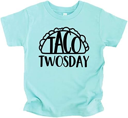 Maslina voli Apple Taco Twosday 2. rođendan majice i raglance za djevojčice i dječake drugog rođendana