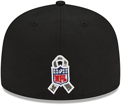 Nova Era Muška NFL 2021 pozdrav za uslugu 59fifty ugrađenog šešira