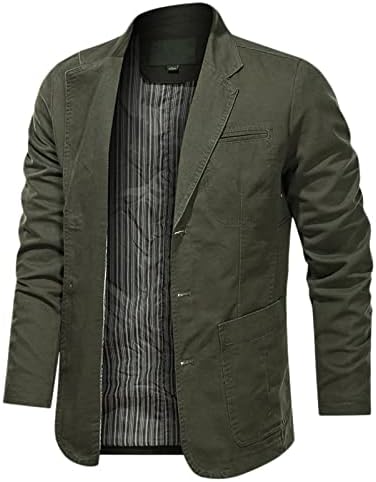 Geografska jakna muškarci Muške modne jednostavne kamuflažne džepove kardigan odijelo Botton džemper jakna rever obični zatvarač