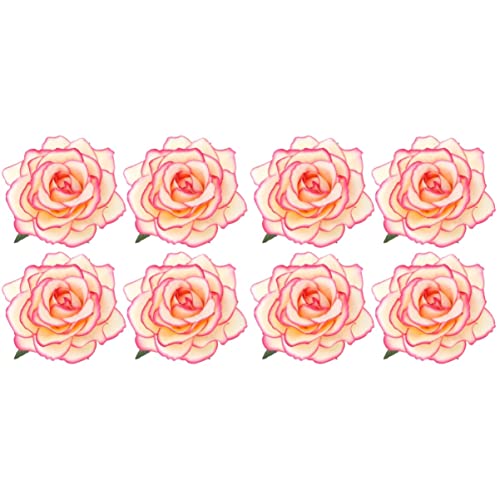 8PCS zanatsko-dekoracija za obnašanje za obnarenje za odmor za odmor u stilu Hairpin) Žene (vintage cvijeće broš ruža ruža ruža vjenčana