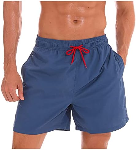 WenKomg1 Swim trunks za muškarce, šarke s čvrstim kvadratnim nogama Brze suho Swim Hratke Brze suho kupaći kostim sa mrežom