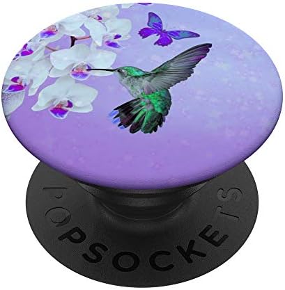Mobitel pop up držač hummingbird cvijet leptir ljubičasti popsockets popgrip: zamotavanje hvataljka za telefone i tablete