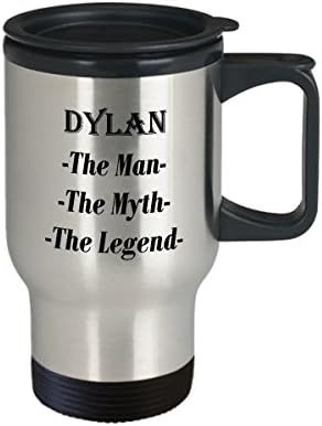 Dylan - čovjek mit, legenda fenomenalni poklon za kafu - 14oz putna krigla