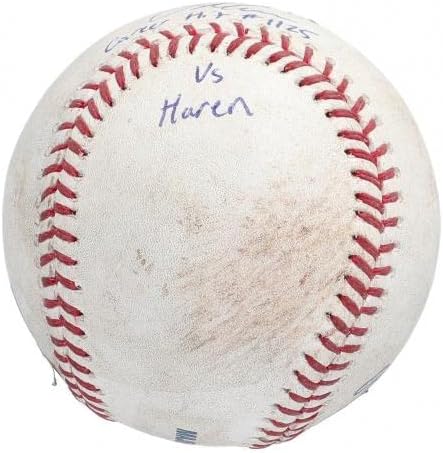 Joe Mauer Career Hit 1125 Potpisana igra Polovna stvar Bejzbol MLB Autentična - MLB igra Polovne base baseball