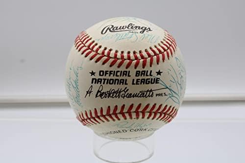1987. New York Mets tim potpisao je na bejzbol Giamatti Autograph JSA LOA JZ2339 - AUTOGREM BASEBALLS