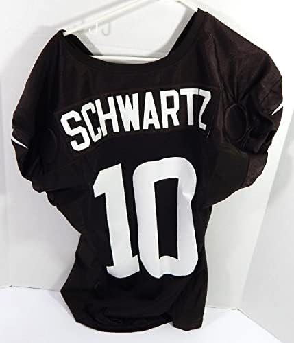 2019 Cleveland Browns Anthony Schwartz 10 Izdavana BROWN PUSS Jersey 2 - Neintred NFL igra rabljeni dresovi