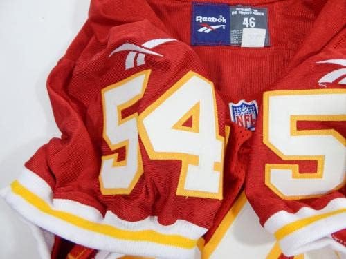 1997 Kansas City Chiefs Tracy Simien 54 Igra Izdana crvena dres 46 DP32080 - Neintred NFL igra rabljeni dresovi