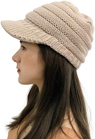 Čvrsti pleteni kape za šivanje plišane vrhovne žene kukičane kapice bejzbol kape žene ženske sklone paliju_ ljeto