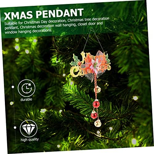 Veemoon božićna stabla Oznaka Vanjska potpora vanjski viseći dekor vanjski dekor 1pc Božićni vijenac znakovi sretne vješalice za božićne